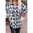 Black Cotton Blend Plaid Buttoned Shirt with Bust Pockets